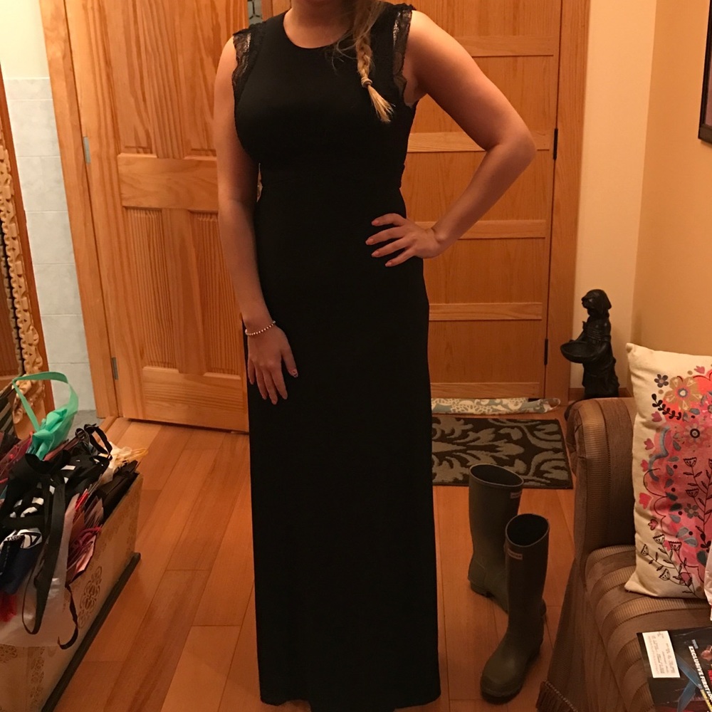 BCBG Long Black Dress